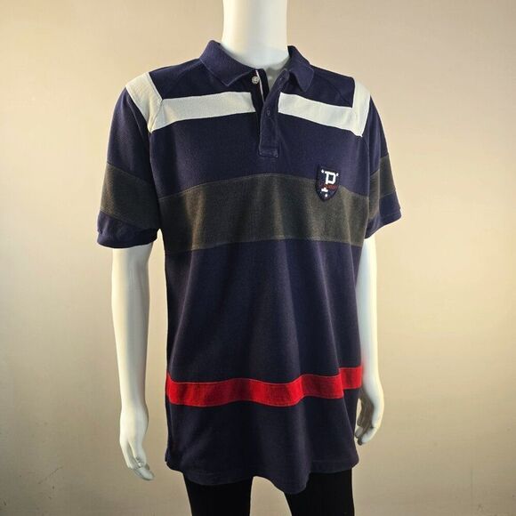 US Polo Assn Mens Sz XL Rugby Polo Shirt Embroidered Pony Pique Cotton - Picture 2 of 9